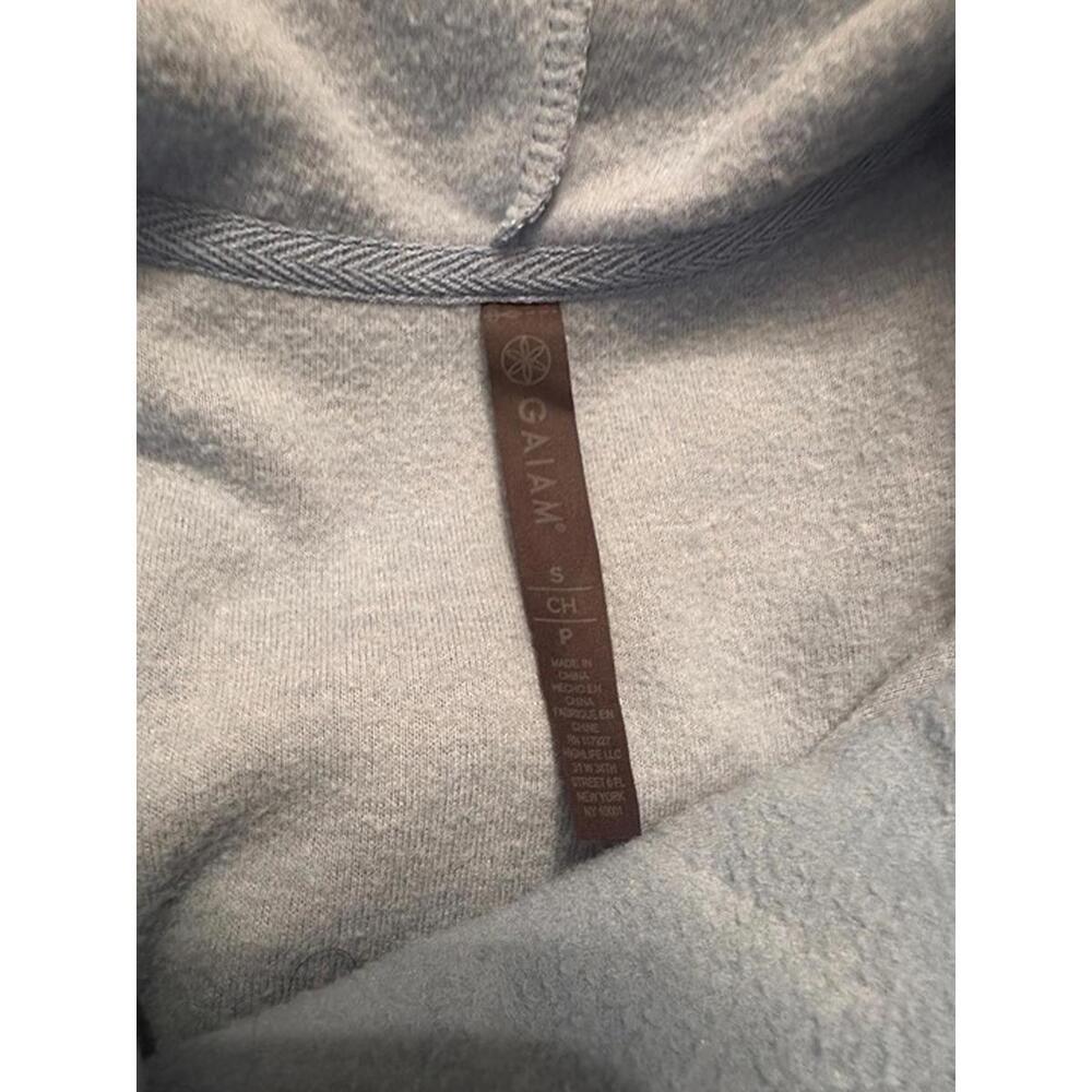 Gaiam Women’s Blue Pullover Hoodie Long Sleeve Top Size Small - Picture 3 of 3